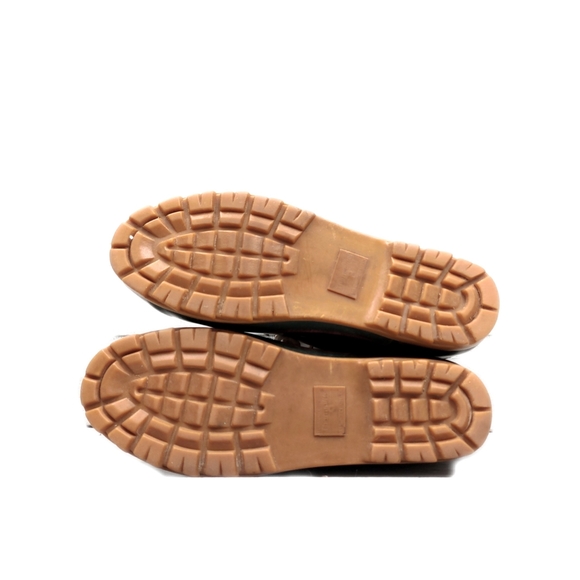 Women's Bay Area Traders Duck Shoes Boots "Sorority" Green EUC Fleece Lined Size - Picture 7 of 7